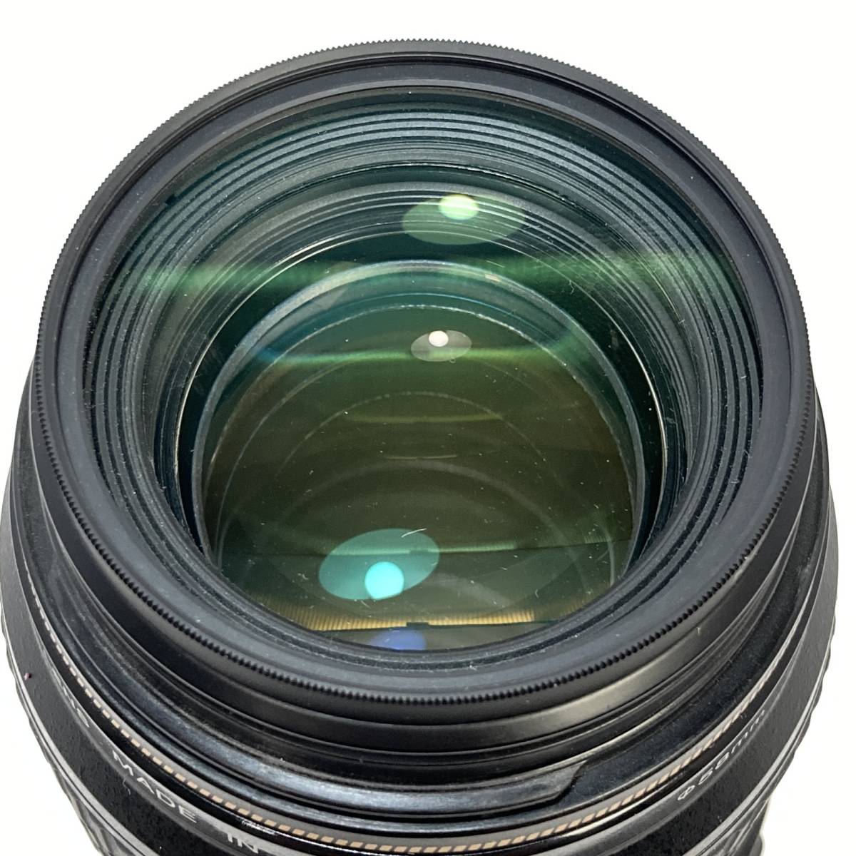 ▼CANON キヤノン EF100ｍｍ 1:2.8 マクロレンズ ウルトラソニック USM 単焦点レンズ ブラック 一眼レフ レンズフード フィルター ケース付_画像7