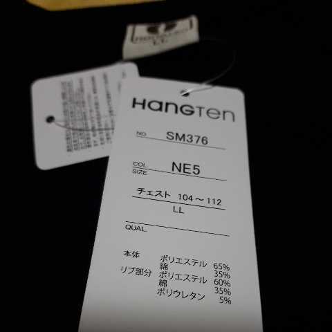 ▼1286 ハンテン Hangten 半袖Tシャツ 黒　LLサイズ 　新品1枚タグ付　　_画像5