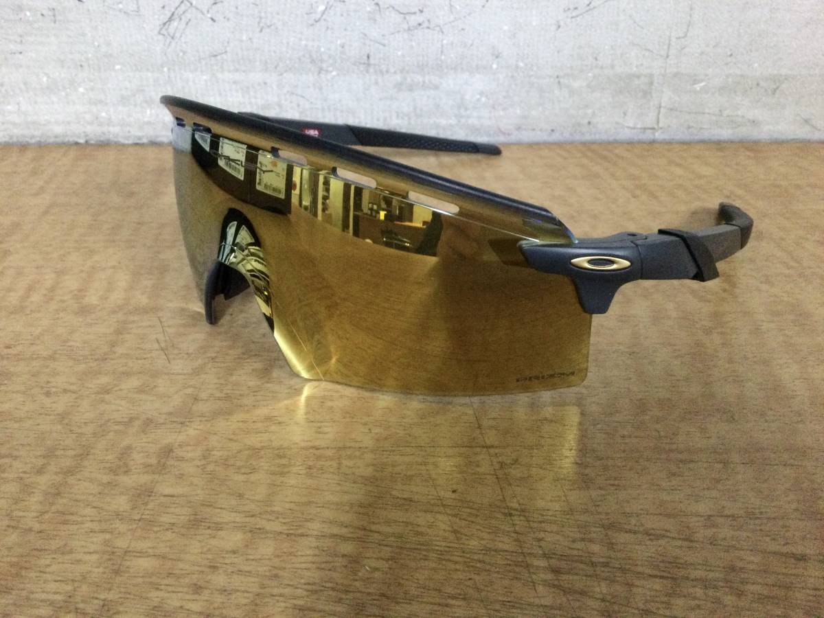 在庫処分!新作!オークリー サングラス ENCODER STRIKE VENTED マットカーボン プリズム 24K