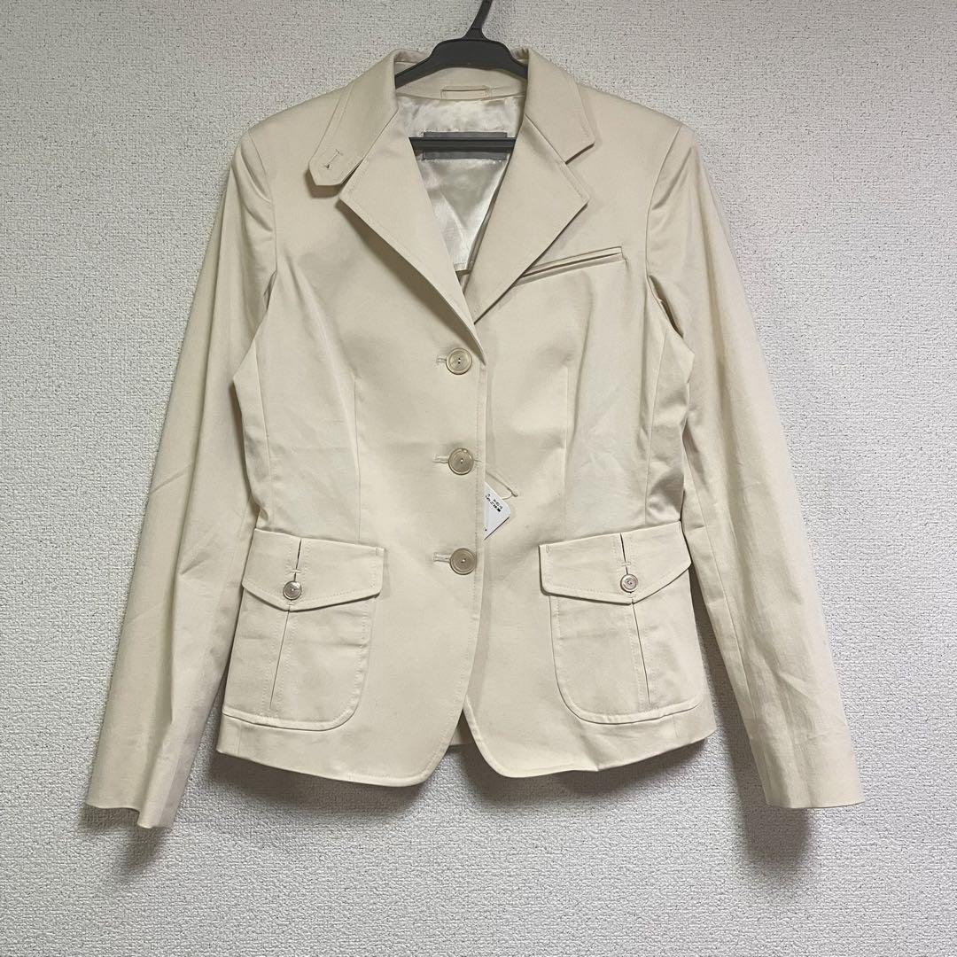 [ immediate payment ] MaxMara Max Mara tailored jacket ivory 38