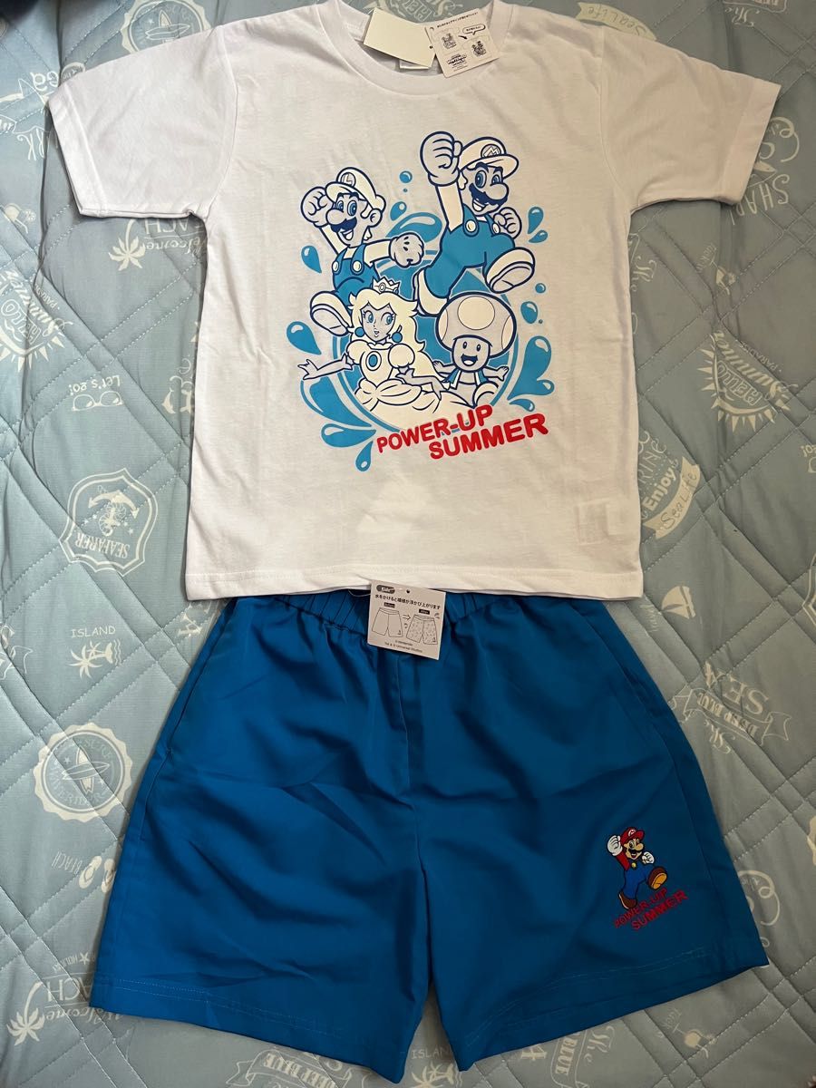USJ 限定 マリオ キッズ Tシャツ ハーフパンツ セット 110サイズ USJ 限定 マリオ キッズ Tシャツ ハーフパンツ セット 110サイズ