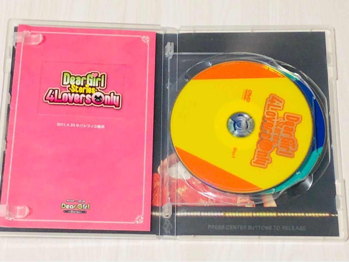 神谷浩史・小野大輔のDearGirl～Stories～4LoversOnly DVD2枚組
