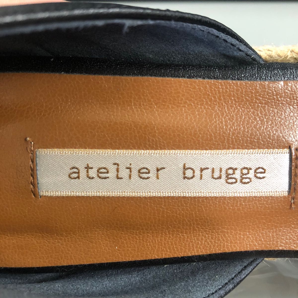 atelier bruggeレースアップサンダル