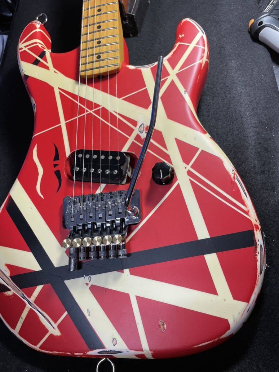 '80s Kramer JK1000をベースに ホットフォーティーチャーギター再現しました。エディヴァンヘイレン/Eddie van halen.5150.evh d-tuna搭載!の画像10