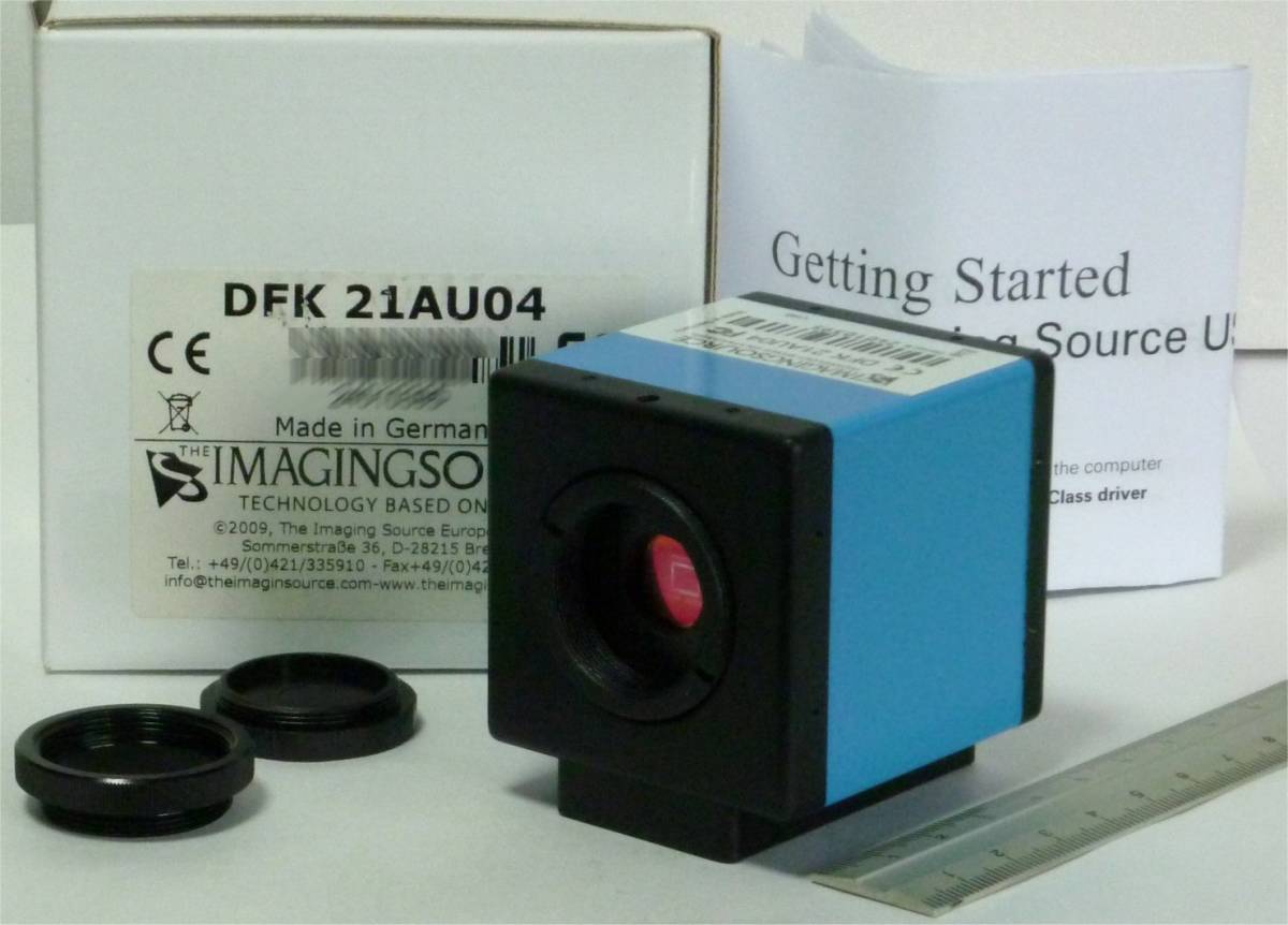 ★ Imaging Source　USBカメラ DFK21AU04　USB2.0　カラーCCD　VGA(640×480)　60fps　1/4”　C/CSマウント　FA産業用　動作確認　アルゴ