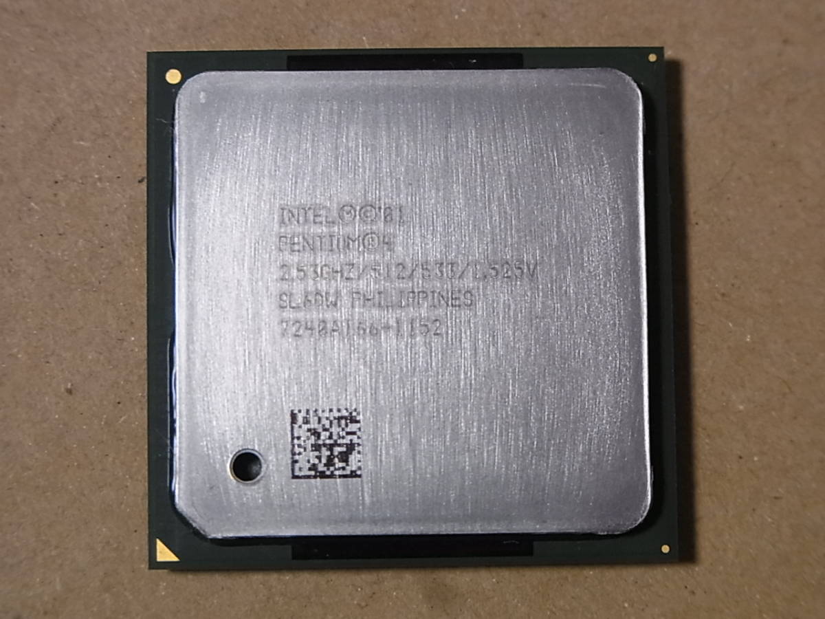 □Intel Pentium4 2.53GHz/512/533/1.525V SL6DW Northwood Socket478 (Ci0660)_画像1