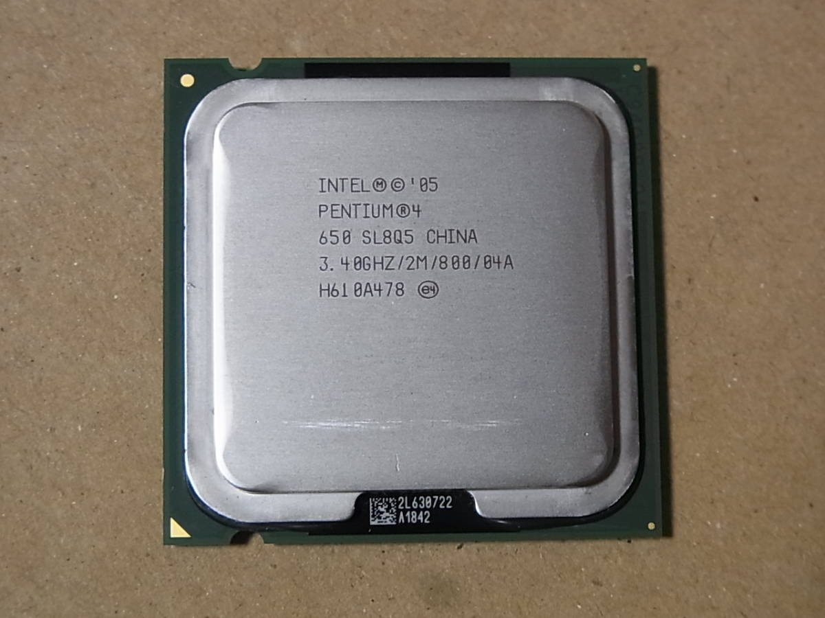*Intel Pentium4 650 SL8Q5 3.40GHz/2M/800/04A Prescott LGA775 HT correspondence (Ci0683)