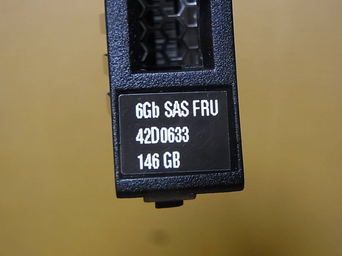 ■IBM純正/HGST HUC103014CSS600 2.5'/146G/10K/SAS/IBMマウンタ付/3台あり■(SH724)_画像5