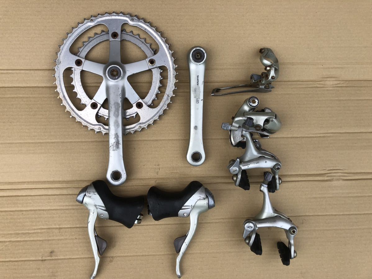 SHIMANO 105 1055 1056 コンポーネントセット stiレバー SHIMANO 105 1055 1056 コンポーネントセット stiレバー