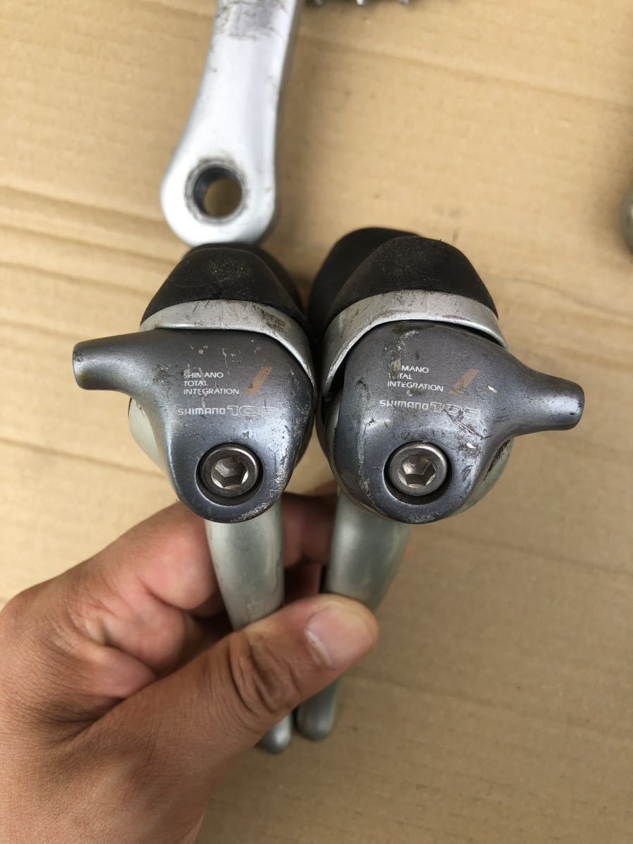 SHIMANO 105 1055 1056 コンポーネントセット stiレバー SHIMANO 105 1055 1056 コンポーネントセット stiレバー