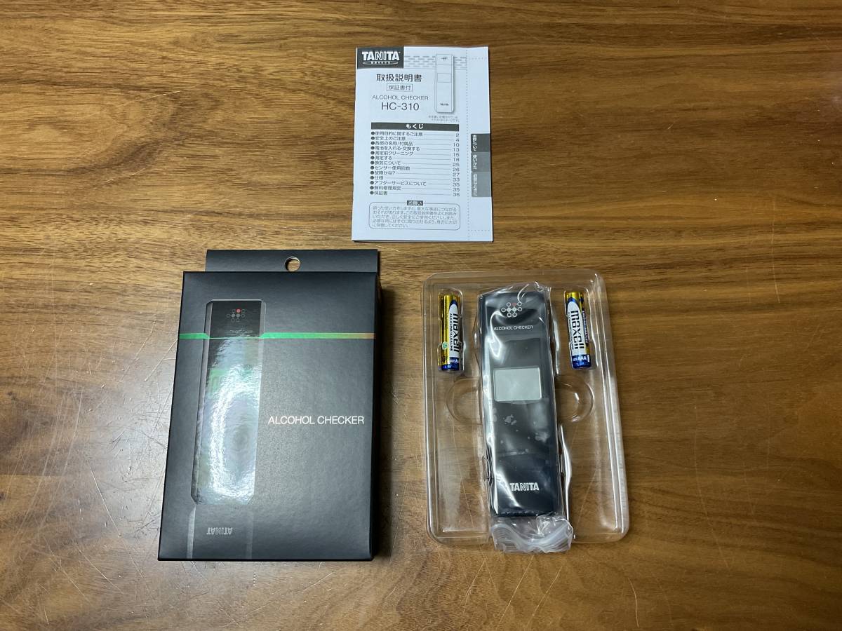 2021秋冬新作】 在庫ありHC-310 TANITAタニタ アルコールチェッカーHC