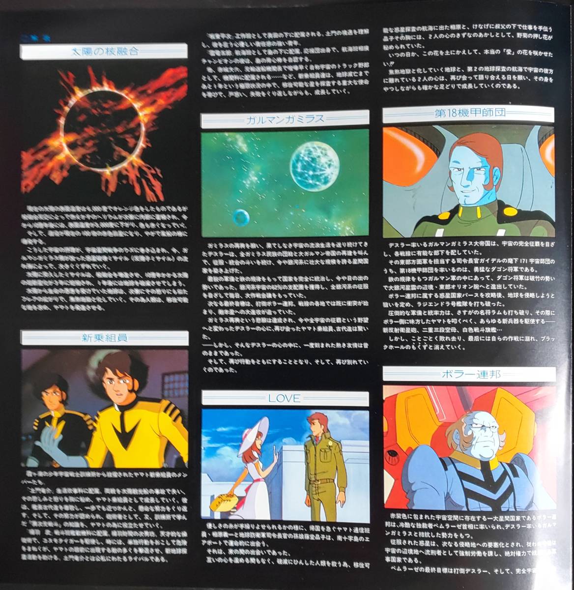  beautiful record animation movie LP record [ reverberation Kumikyoku Uchu Senkan Yamato Ⅲ]