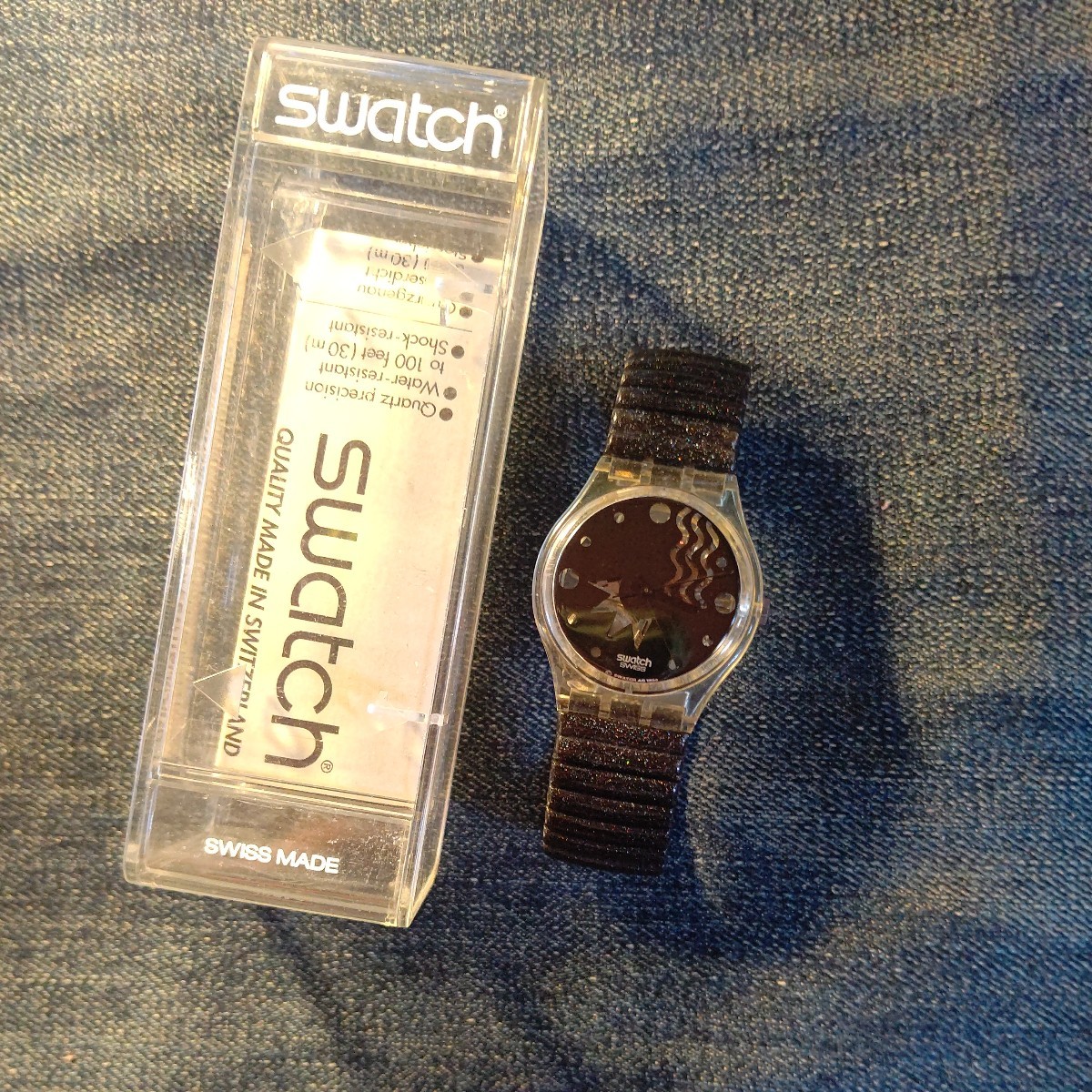 SWATCH スケルトン 6131 スウォッチ 腕時計 動作品 ビンテージ