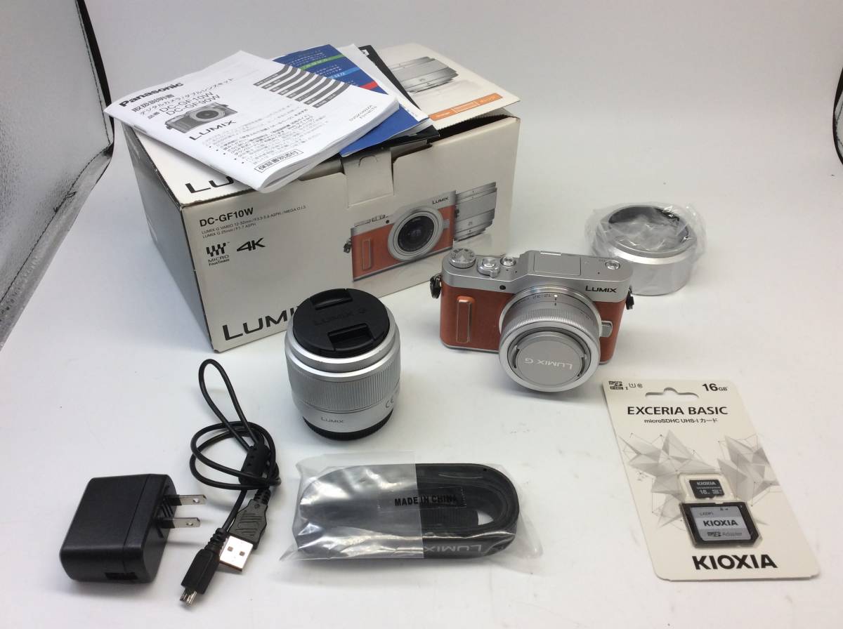 Panasonic/パナソニック LUMIX G 4K対応 DC-GF10W ダブルレンズキット