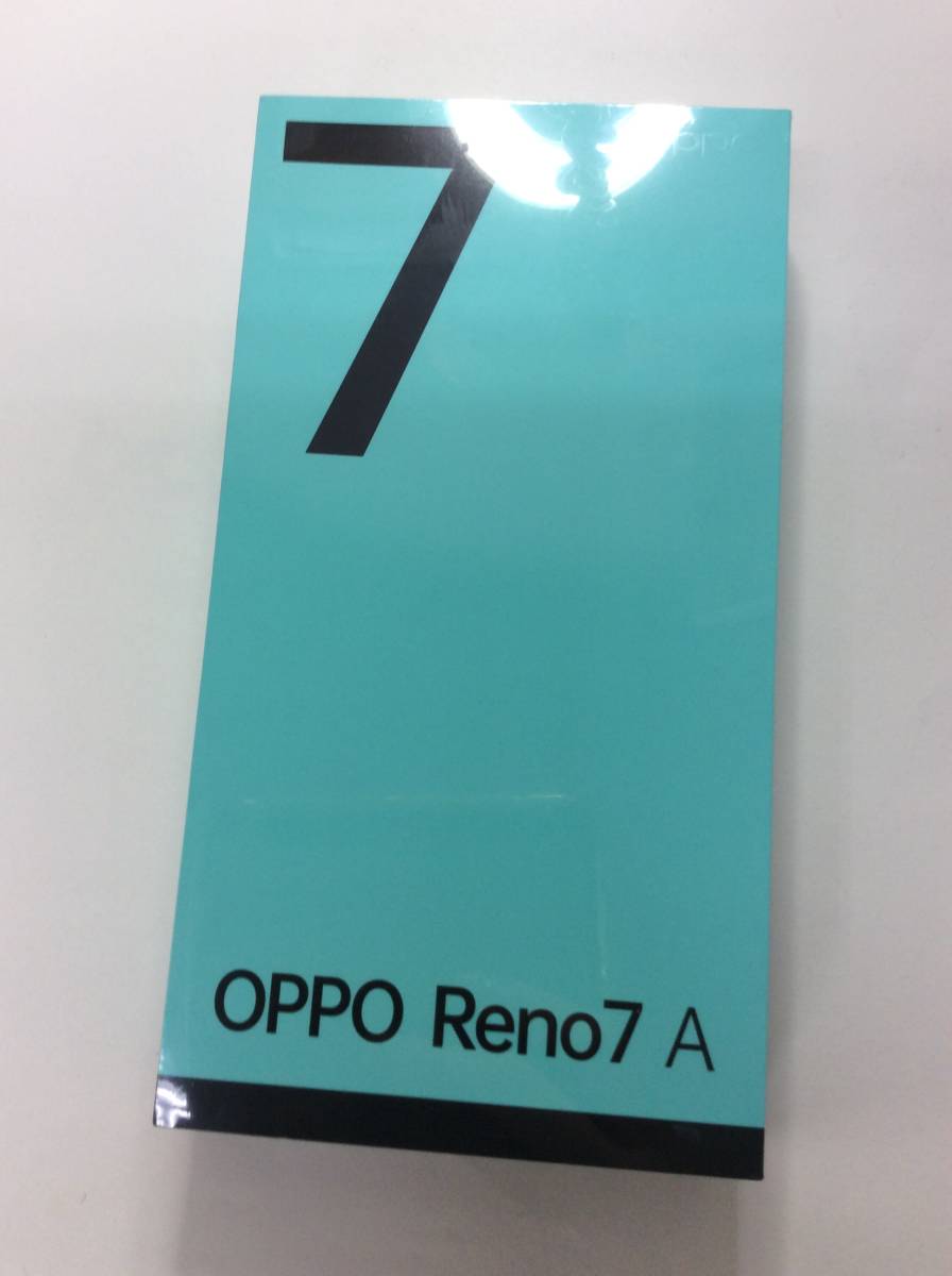 3387 新品未開封 OPPO Reno7 A スターリーブラック 黒 CPH2353 日本
