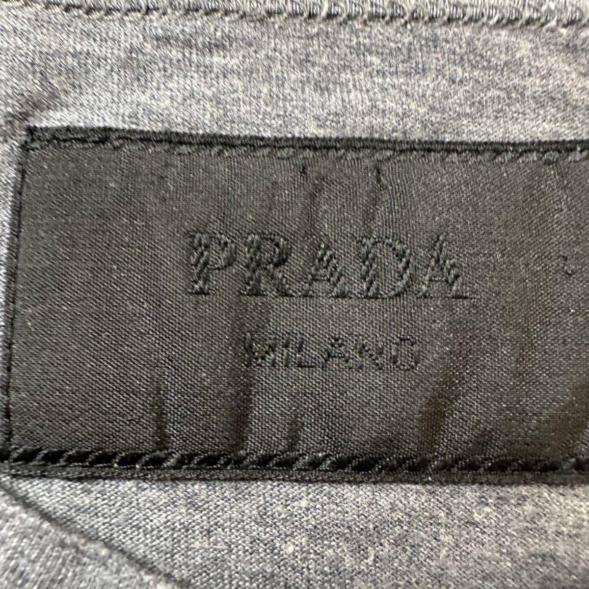 1円《美品》PRADA プラダ ベアー クマ パッチワーク スタッズ 三角ロゴ