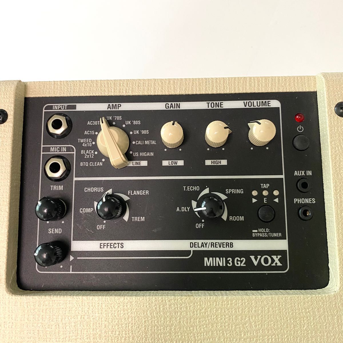 VOX ギター用 モデリングアンプ MINI3-G2 IV アイボリー 自宅練習 ストリート最適 電池駆動 マイク入力 MP3接続