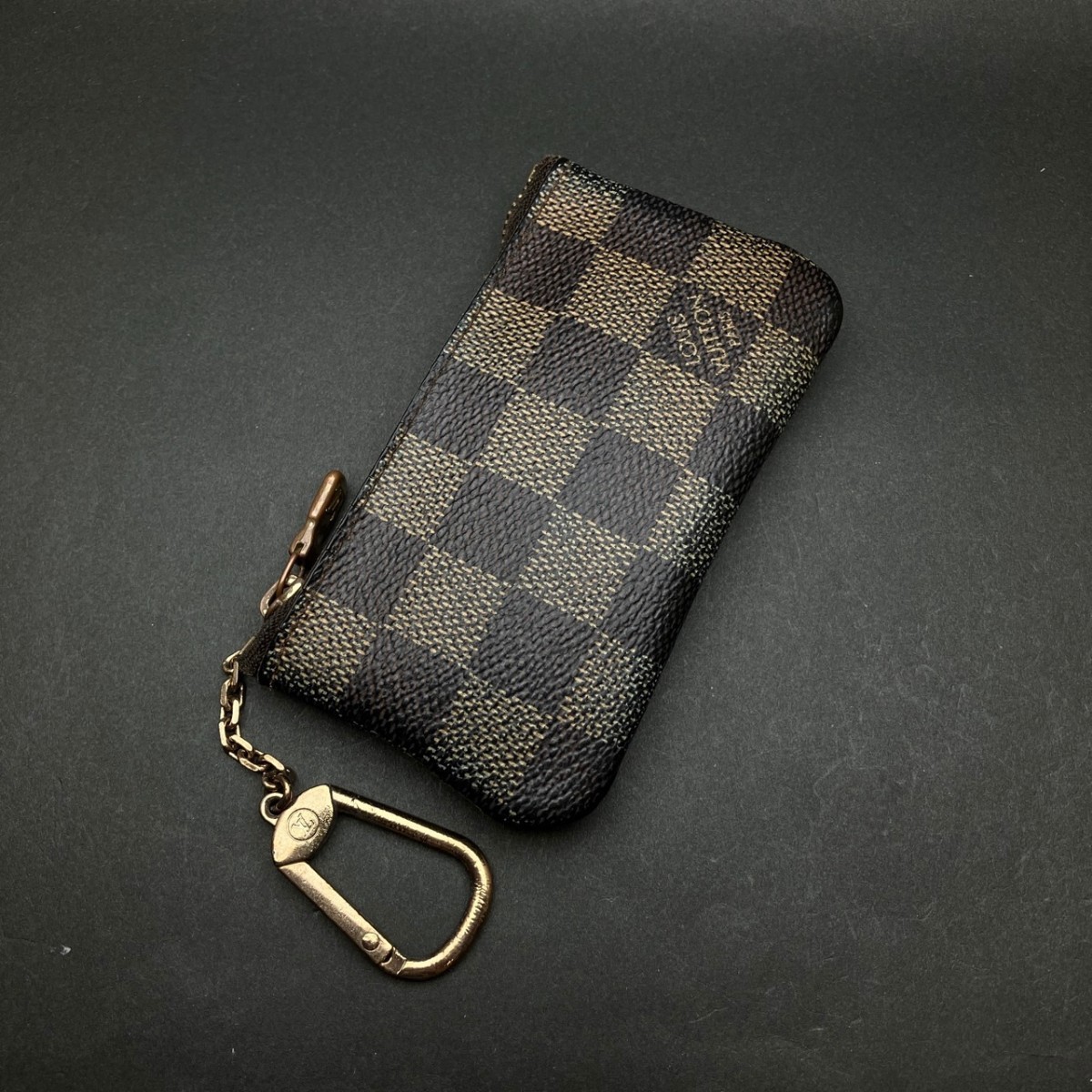 ポシェットクレ ダミエ コインケース 小銭入れ LOUIS VUITTON ルイヴィトン　メモ６★_画像1