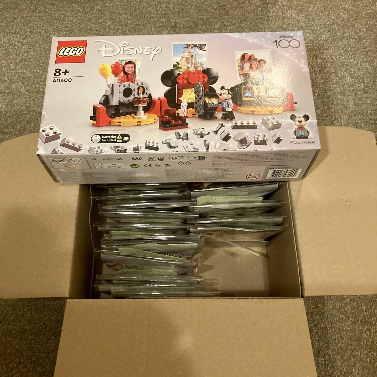 【セット】LEGO 非売品 40600 ＆ 71038 レゴ ミニフィギュア ディズニー100 全18種セット 外箱付き【送料無料】