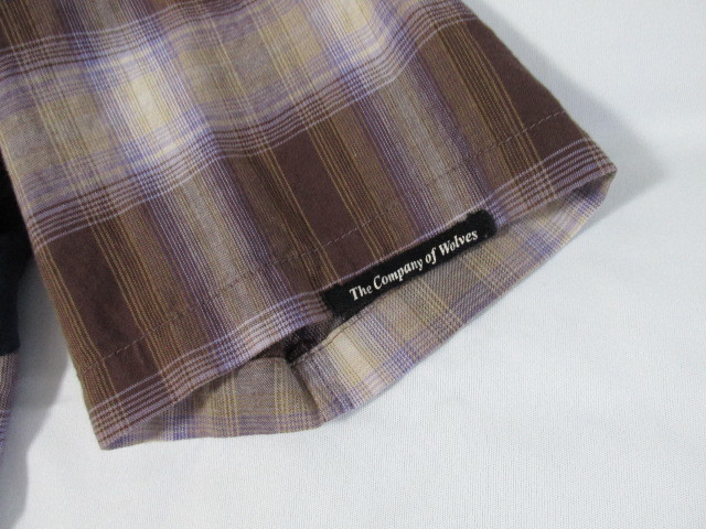 《50’ｓコレクション》かすり柄　オープンシャツ　日本製　ナノユニバース　ロカビリー　※ホームクリーニング済み_画像4