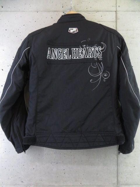 011c22◆良品です◆SIMPSON シンプソン【Angel Hearts】中綿 ライダースジャケット WS/レーシング/バイカー/ツーリング/レディース/女性_画像5