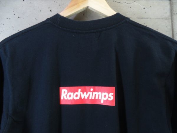 【送料300円可】009c4◆良品です◆希少◆Radwimps ラッドウィンプス ボックスロゴ 半袖Tシャツ M/ライブグッズ/ツアーTバンドT/野田洋次郎_画像6