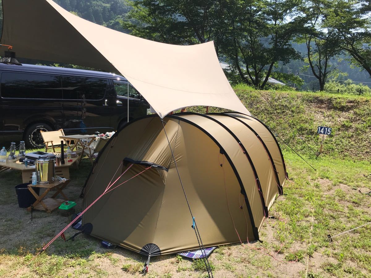 * 1次只使用漂亮的商品*足跡附加！ Hilberg Kelon 4gt HILLEBERG KERON 4GT 原文:＊1回使用のみ美品です＊フットプリント付き！ヒルバーグ ケロン4gt HILLEBERG KERON 4GT