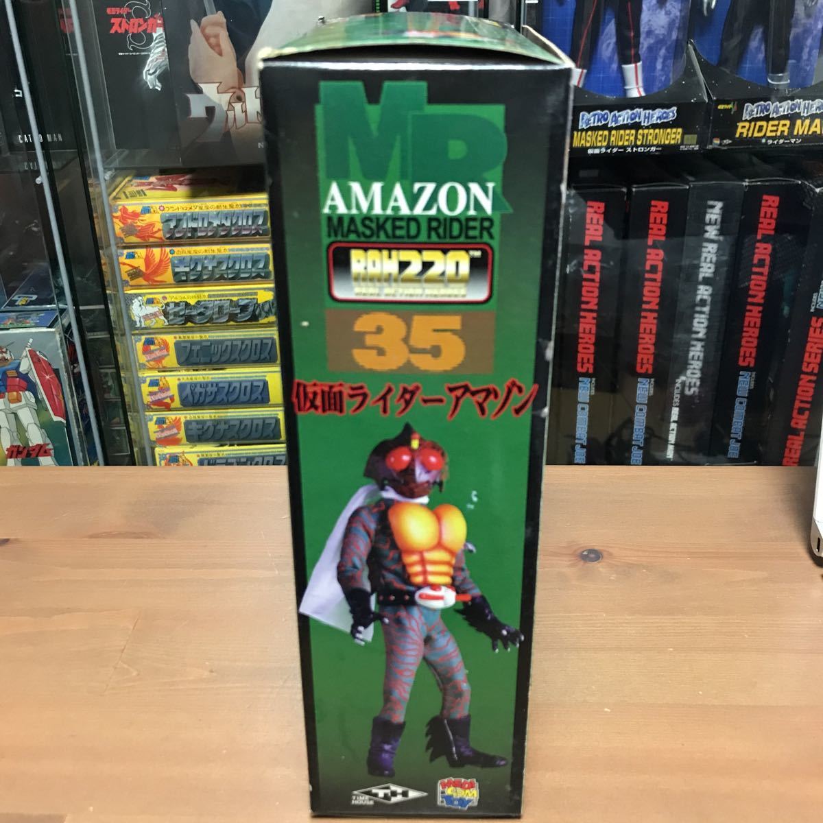 ngoo[ нераспечатанный ]meti com игрушка RAH настоящий action герой z1/8 шкала Kamen Rider Amazon 
