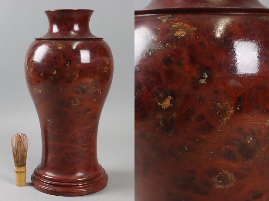 時代 唐木玉杢 花台 花梨 盆栽台 香台☆N.Y.Sotheby's - 通販