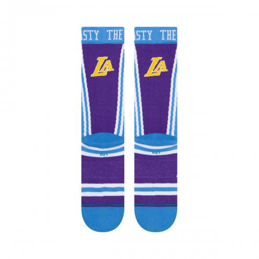 STANCE NBA LOS ANGELES LAKERS サイズL クルー ソックス 靴下 ロサンゼルス レイカーズ シティエディションの画像3