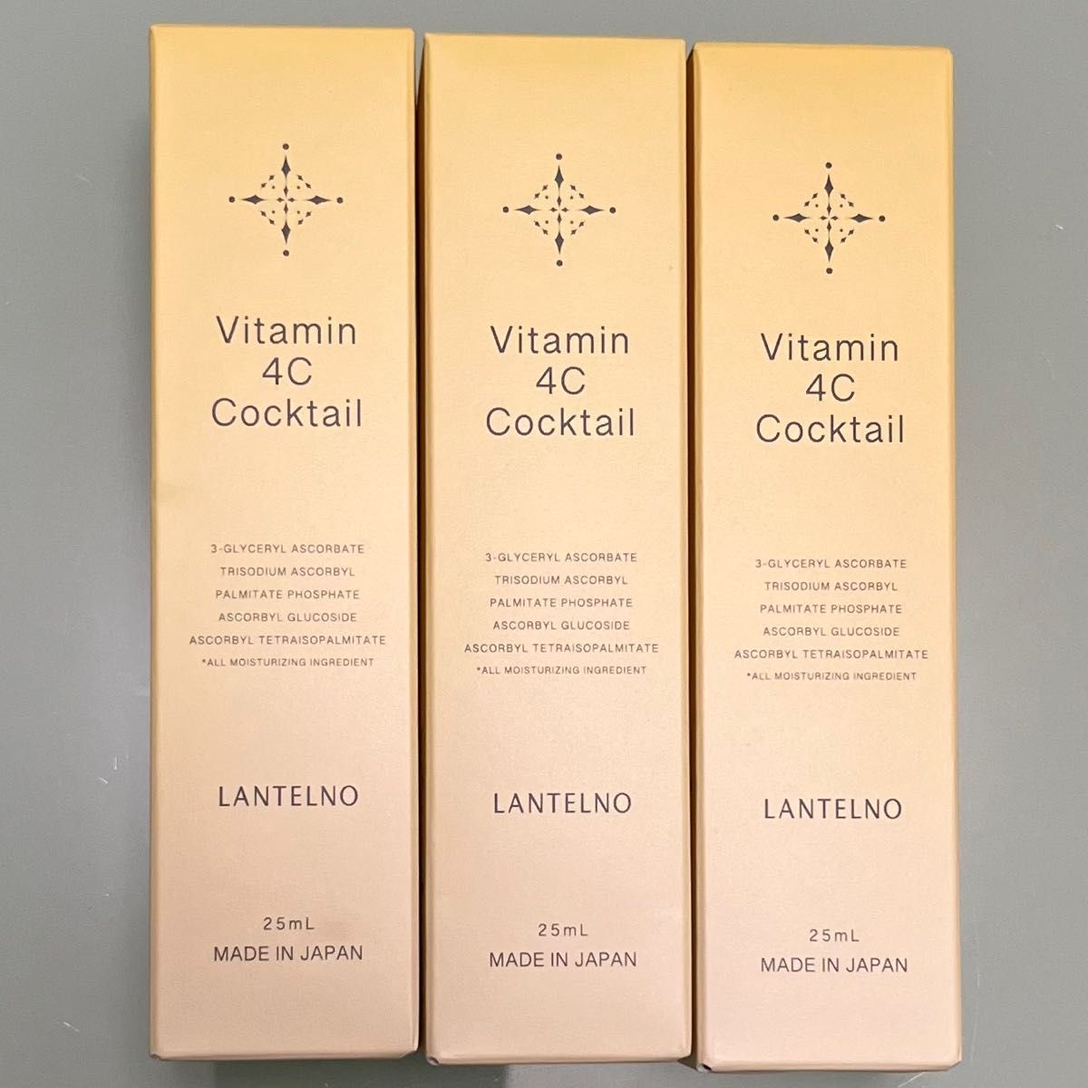 3個　ランテルノ ビタミンC 美容液 保湿 乾燥肌 誘導体 30%配合 25ml