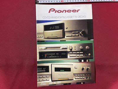 ｓ〇　当時物　1999年1月　Pioneer　パイオニア CD/CD-R/MD/DAT＆カセットデッキ総合カタログ　カタログ　印刷物　　 /E12③_画像1