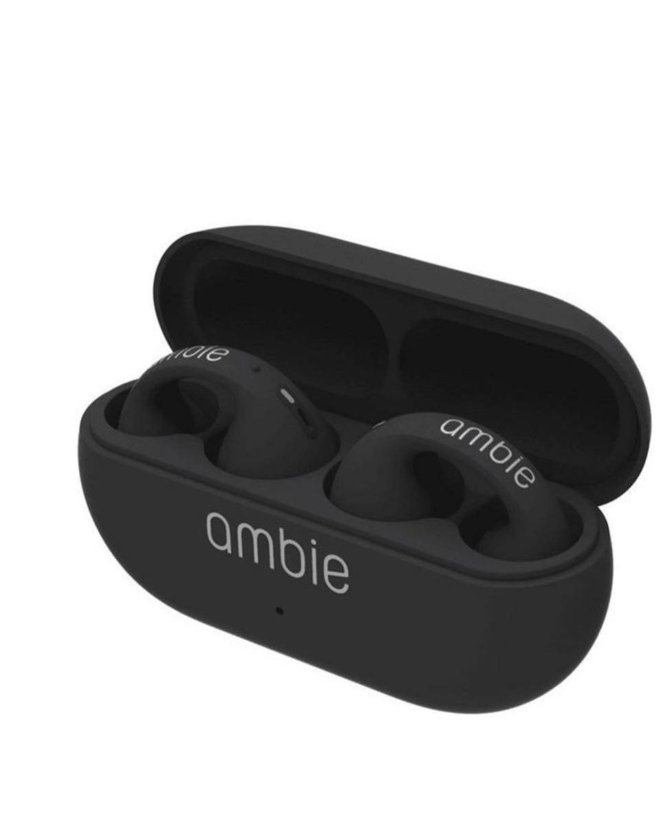 アンビー ambie 完全ワイヤレスイヤホン sound earcuffs Bluetooth対応 ブラック [AM-TW01 BLACK]新品未使用　2023年７月購入