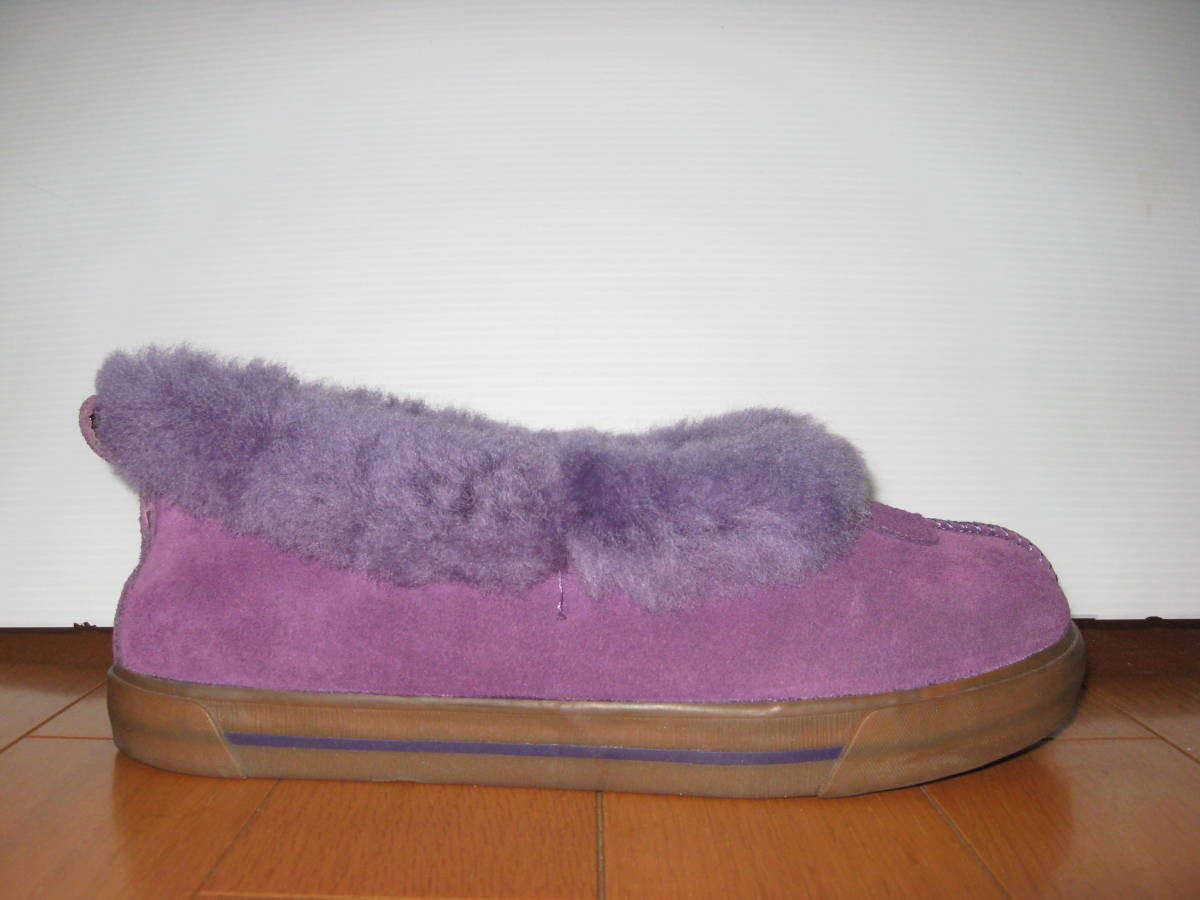  beautiful goods prompt decision UGG UGG slip-on shoes mouton / boa shoes 23cm purple purple 