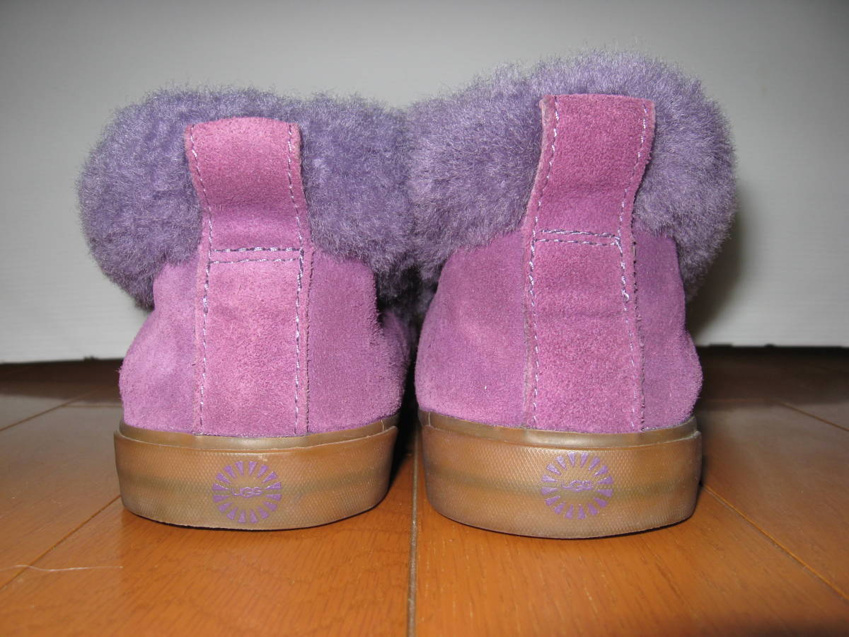  beautiful goods prompt decision UGG UGG slip-on shoes mouton / boa shoes 23cm purple purple 