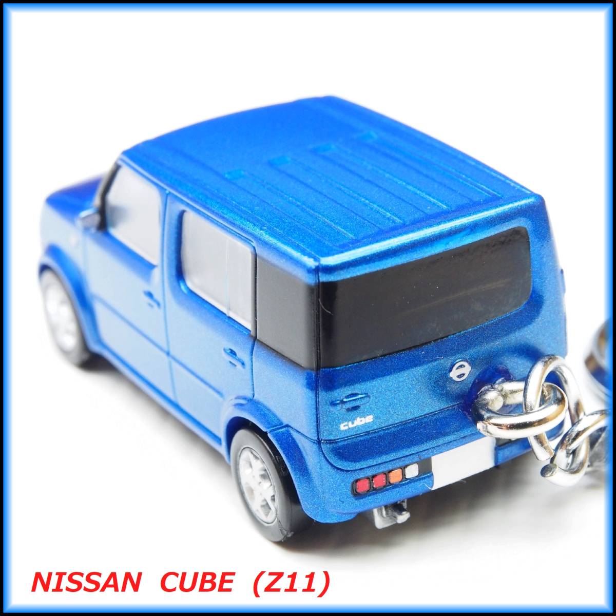 日産 CUBE Z11 キューブ ミニカー ストラップ キーホルダー マフラー ハンドル BBS スポイラー バンパー シート 車高調 エアロ ホイール_画像2