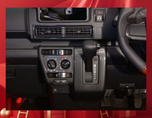 新型 ダイハツ ハイゼットカーゴ S700系 アトレー S700V S710V インテリアパネル 2021年12月～アクセサリー カーボン調 P1114 新品_画像3