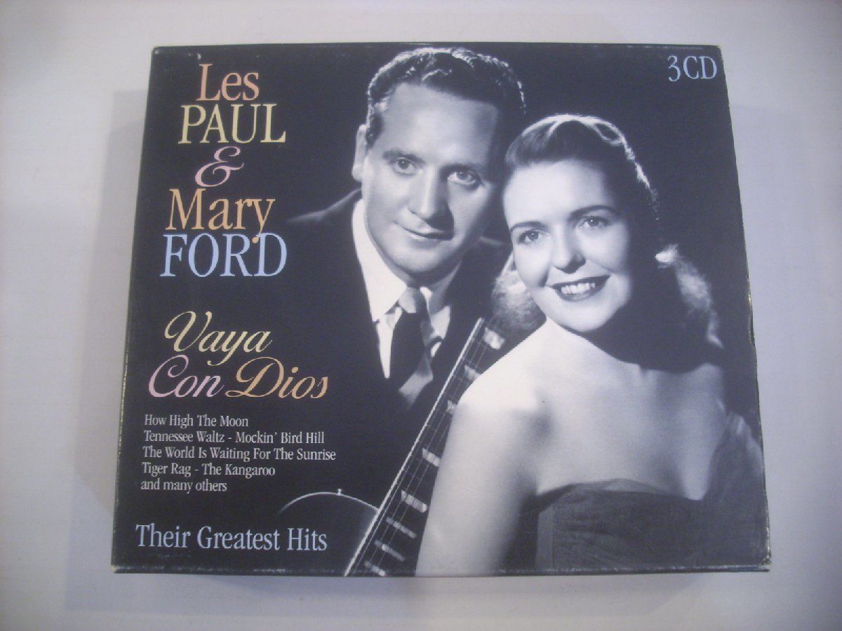 ● 輸入EU盤 3枚組 CD LES PAUL & MARY FORD / VAYA CON DIOS THEIR GREATEST HITS レスポール メリーフォード GSS 5383 ◇r50721_画像1
