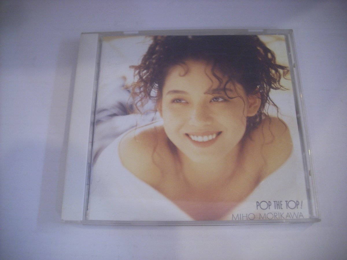 ● CD 森川美穂 / POP THE TOP! 井上ヨシマサ 松本晃彦 米光亮 中村哲 1991年 TOCT-6033 ◇r50721_画像1