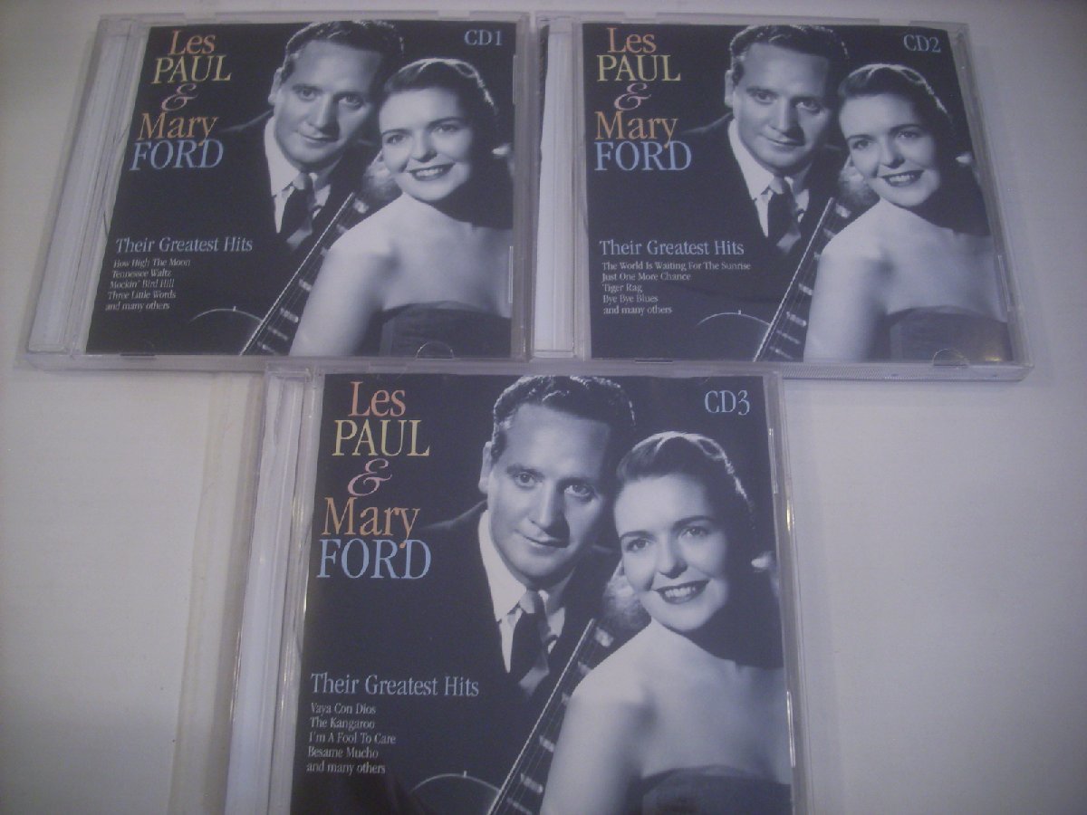 ● 輸入EU盤 3枚組 CD LES PAUL & MARY FORD / VAYA CON DIOS THEIR GREATEST HITS レスポール メリーフォード GSS 5383 ◇r50721_画像3