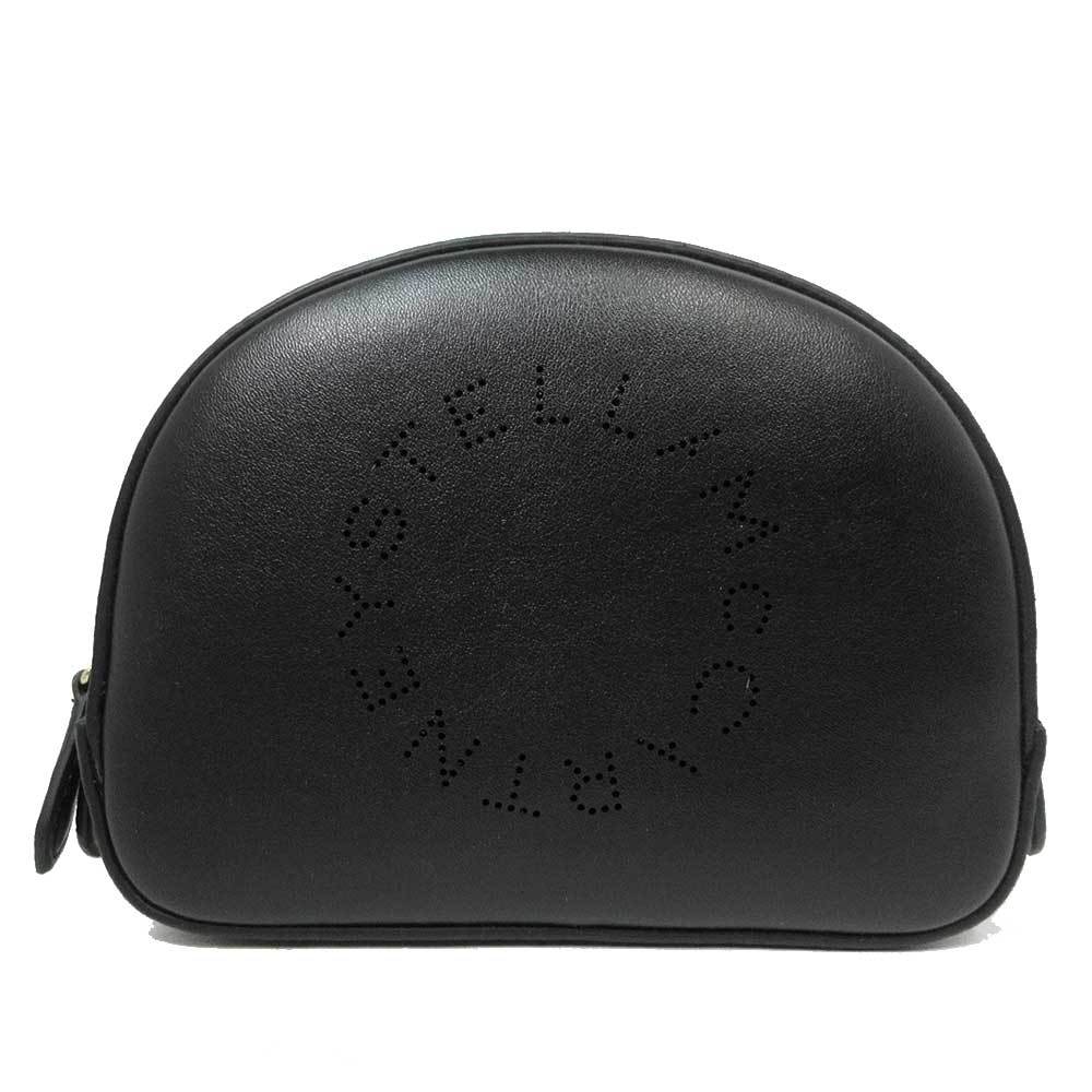 ステラ マッカートニー ポーチ STELLA McCartney ロゴ コスメティックケース コスメポーチ 7P0013 W8542 1000(ブラック) レディース