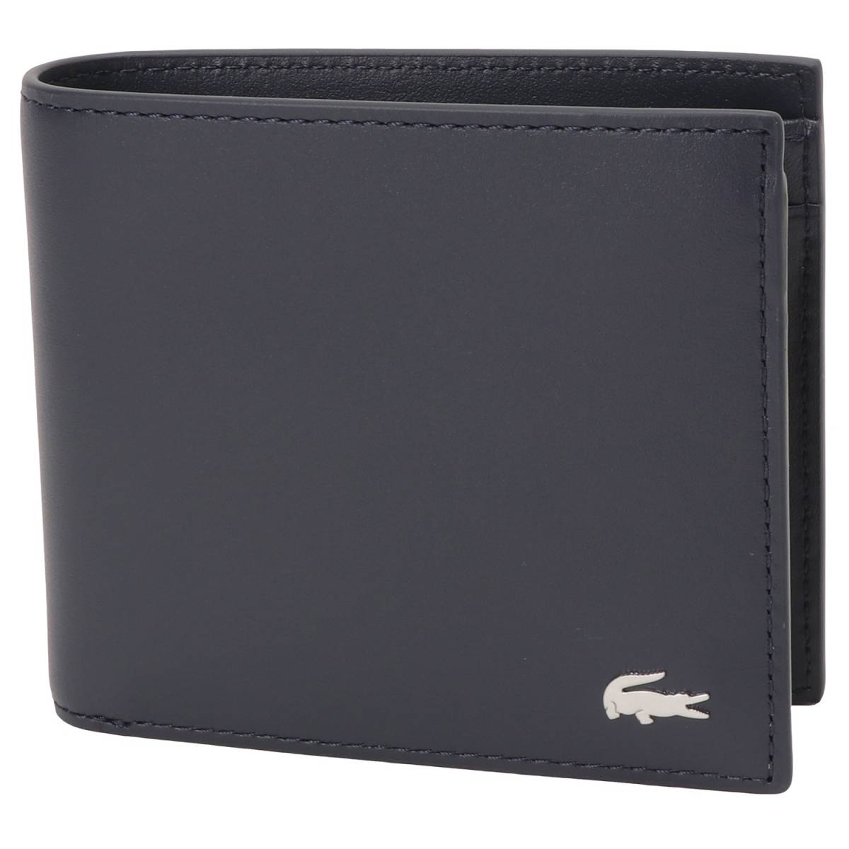超ポイントアップ祭 021 NH1112 LACOSTE ラコステ 小銭入れ付 ワニロゴ メンズ ネイビー 二つ折り財布 二つ折り財布(小銭入れあり) 超ポイントアップ祭 021 NH1112 LACOSTE ラコステ 小銭入れ付 ワニロゴ メンズ ネイビー 二つ折り財布 二つ折り財布(小銭入れあり)