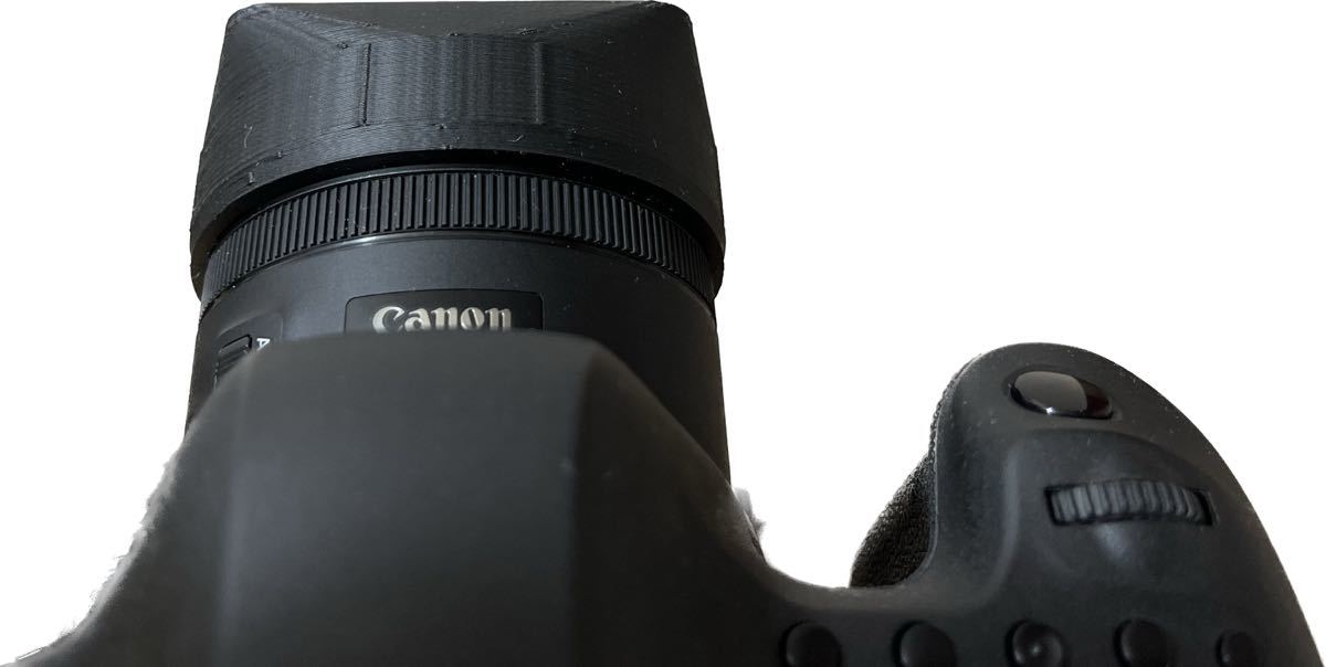 Canon EF50 1.8 STM用レンズフード