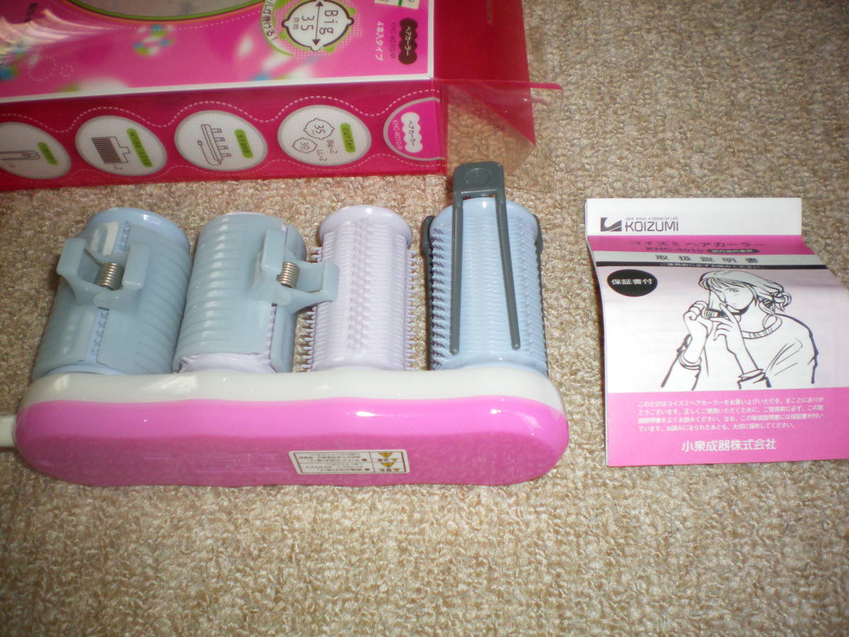 KOIZUMI Koizumi SetMate hair curler 4ps.@ type KHC-4010P hair curler hot curler perhaps unused all country letter pack post service 520 jpy shipping possibility 