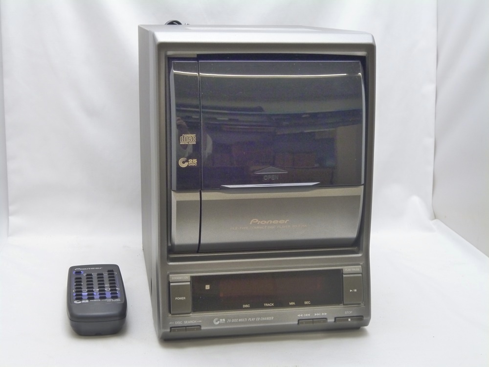 大人気新品 A23-1644　Pioneer パイオニア　PD-F25A　25連装CDチェンジャー　ファイルタイプコンパクトディスクプレーヤー　リモコン(CU-PD088)つき パイオニア
