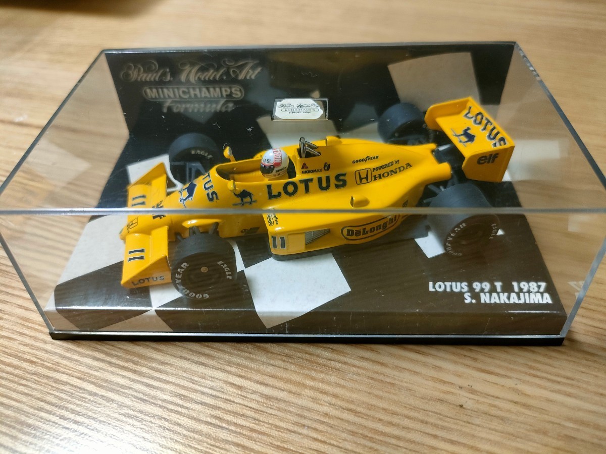 中嶋悟・ラクダマーク貼付》1/43 ロータス 99T ホンダ #11 1987
