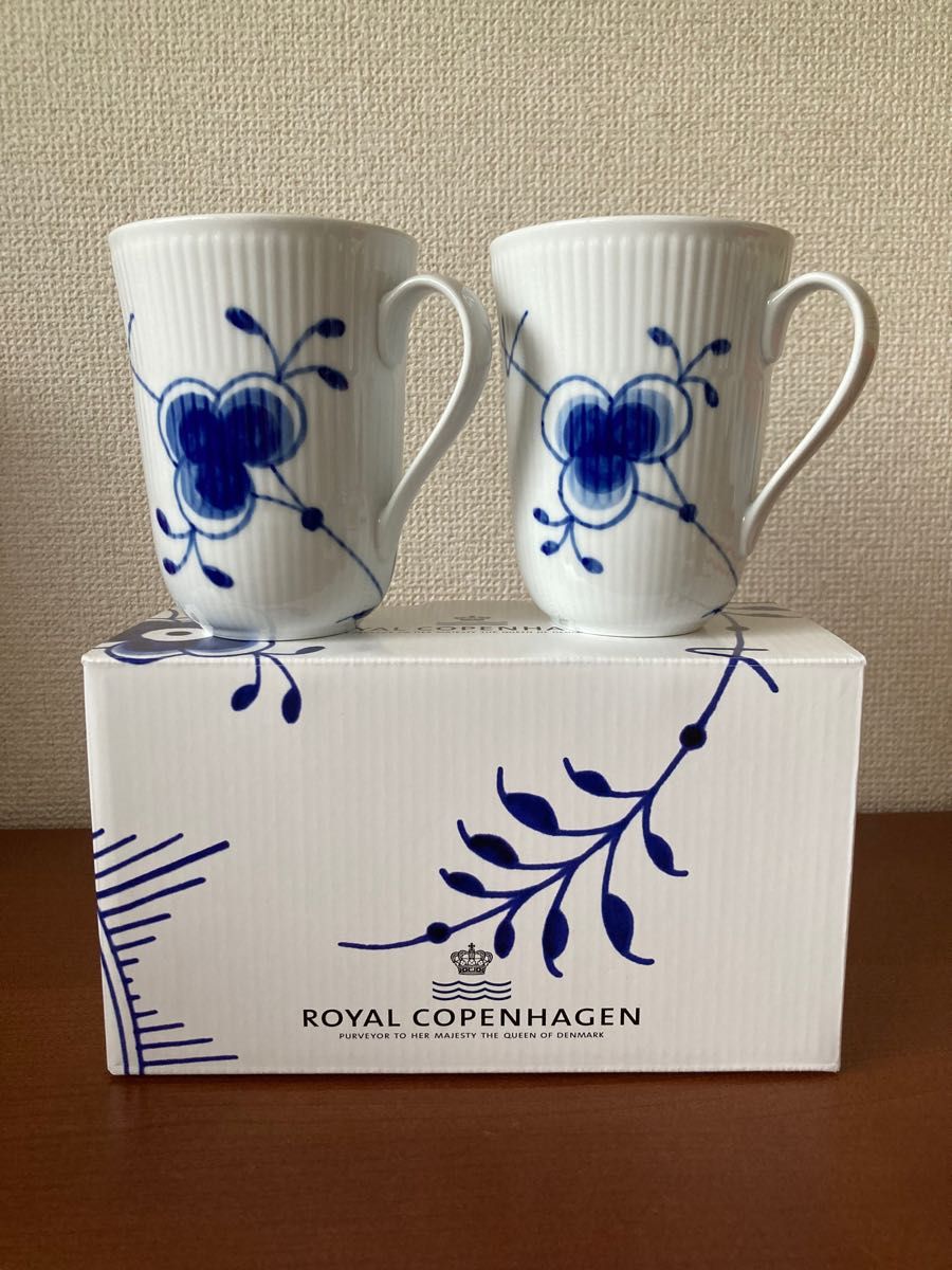 ロイヤルコペンハーゲン ペアマグカップ ROYAL COPENHAGEN