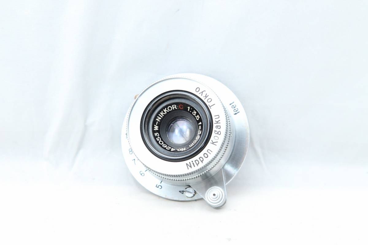 送料無料 Lens Lマウント f/3.5 35mm 3.5cm C W-Nikkor Kogaku Nippon