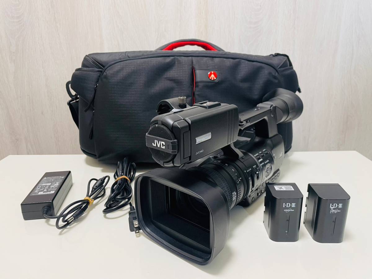 別売りケース付☆JVC GY-HM650 HDメモリーカードカメラレコーダーのサムネイル