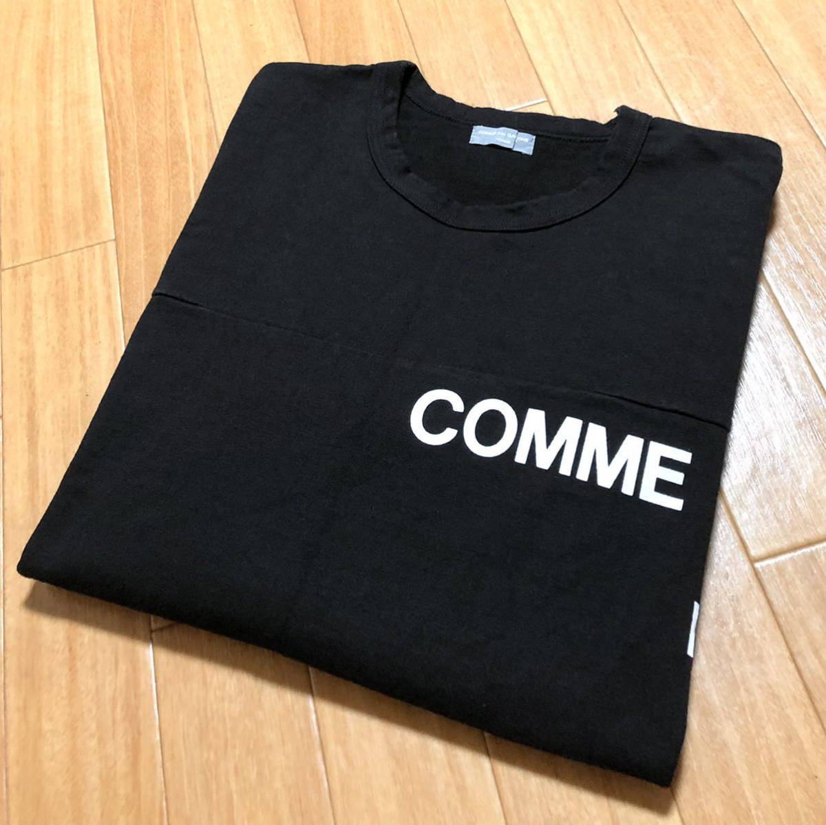  Comme des Garcons Homme ... Logo Logo принт split cut and sewn long T переключатель лоскутное шитье повторный сооружение comme des garcons archive ad2001